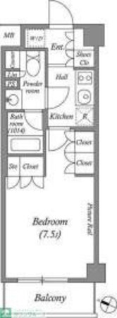 ルクレ西池袋の物件間取画像